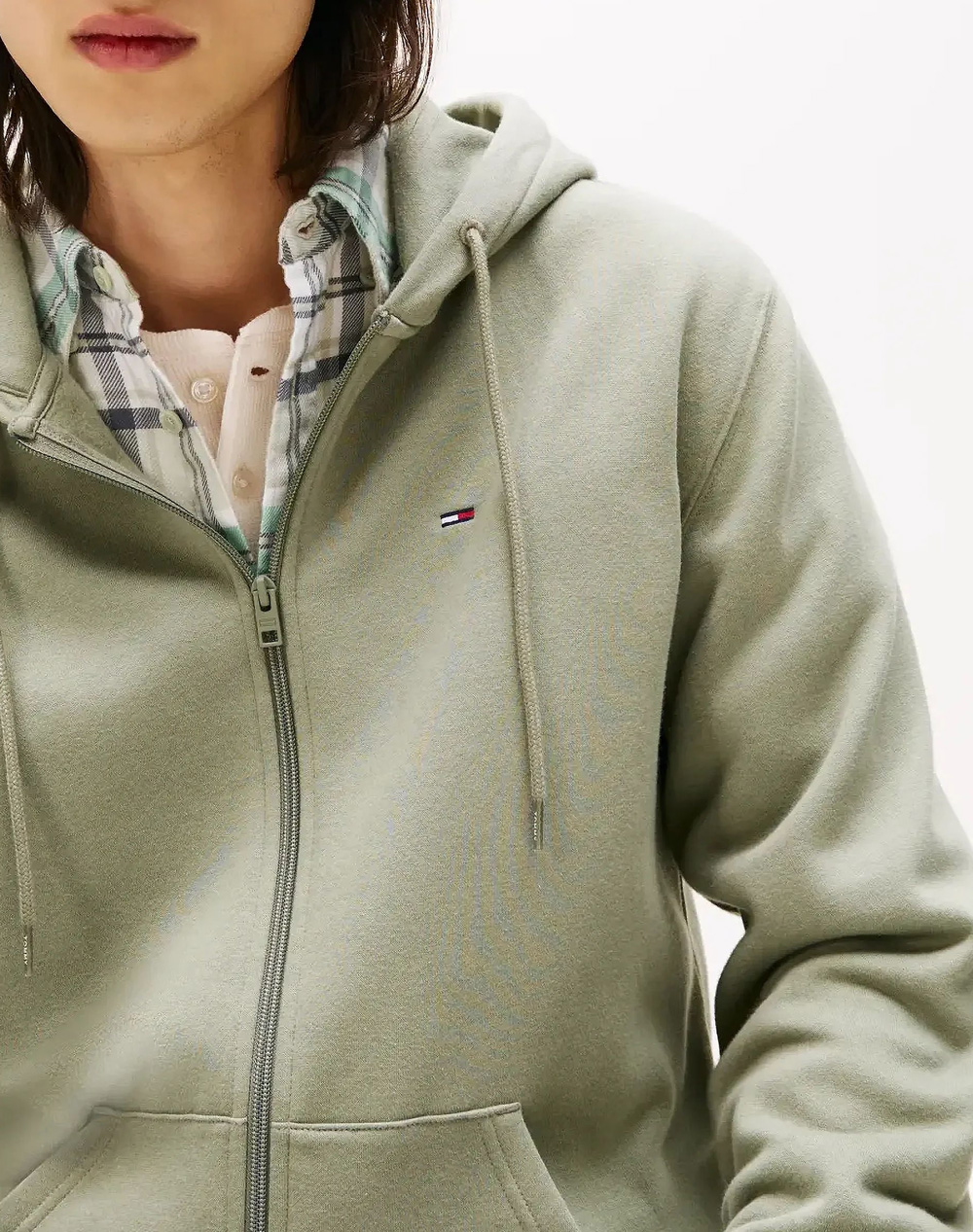 TOMMY JEANS TJM REG S FLAG ZIP THRU