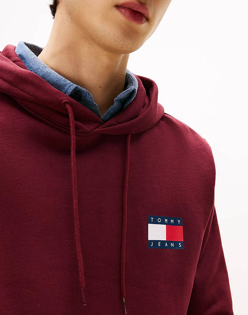 TOMMY JEANS TJM REG ESSENTIAL FLAG HOOD EXT