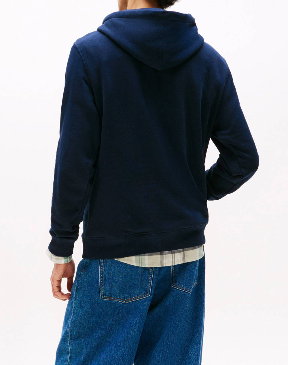 TOMMY JEANS TJM REG LINEAR LOGO HOODIE EXT