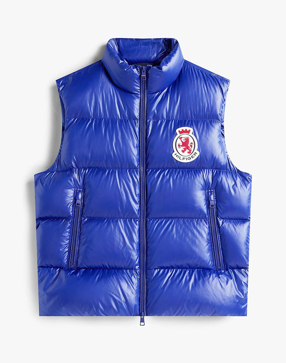 TOMMY HILFIGER RWB CREST SHINY DOWN VEST