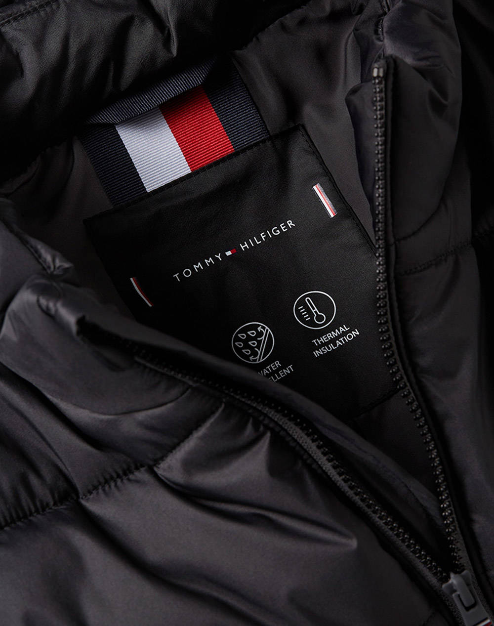 TOMMY HILFIGER MID WEIGHT STAND COLLAR JKT