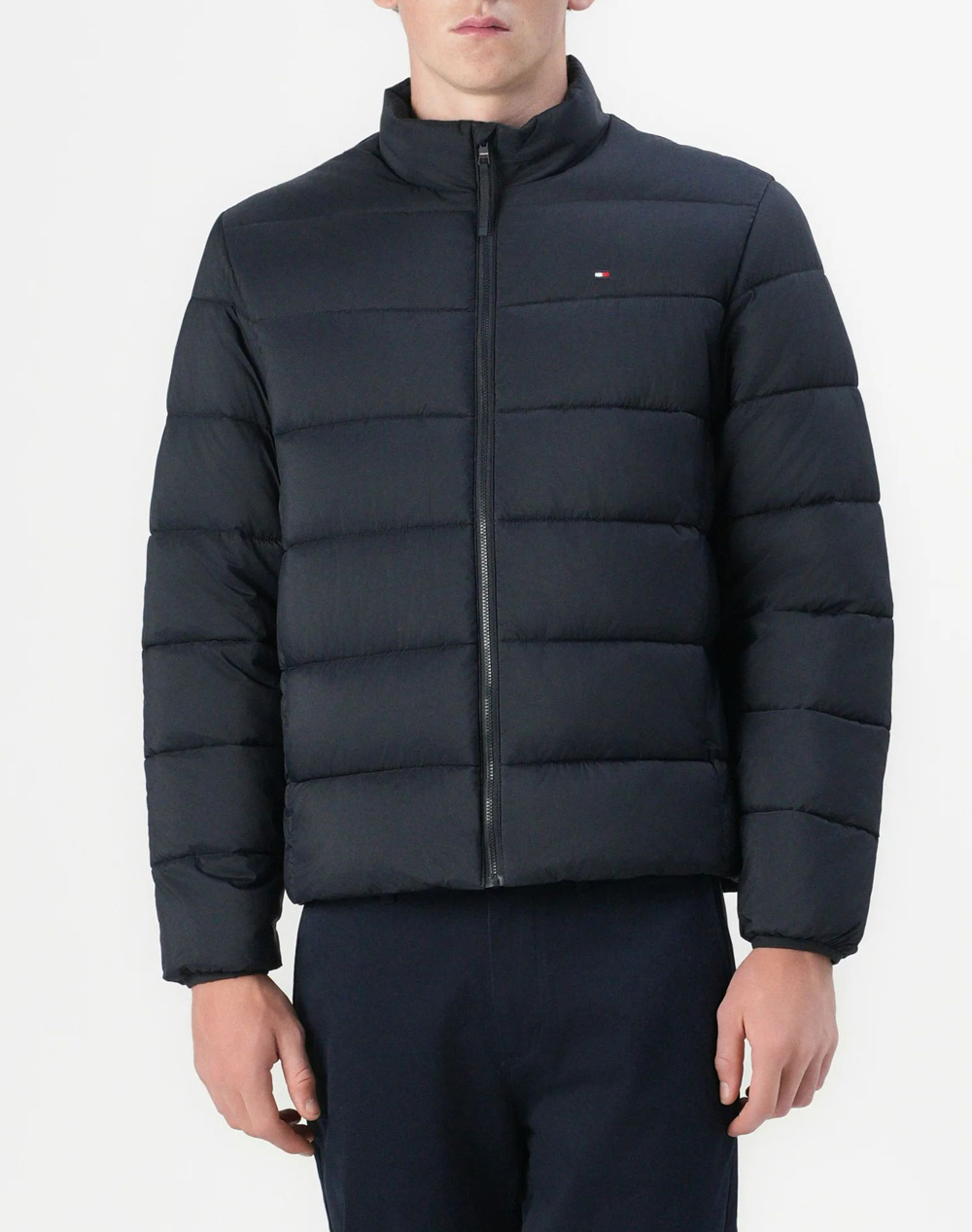 TOMMY HILFIGER MID WEIGHT STAND COLLAR JKT