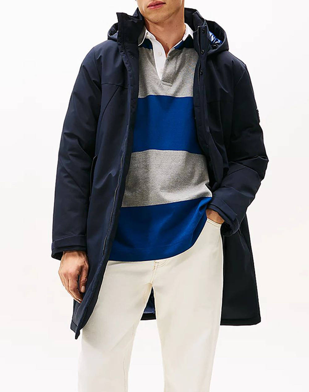 TOMMY HILFIGER TECH HOODED PADDED PARKA