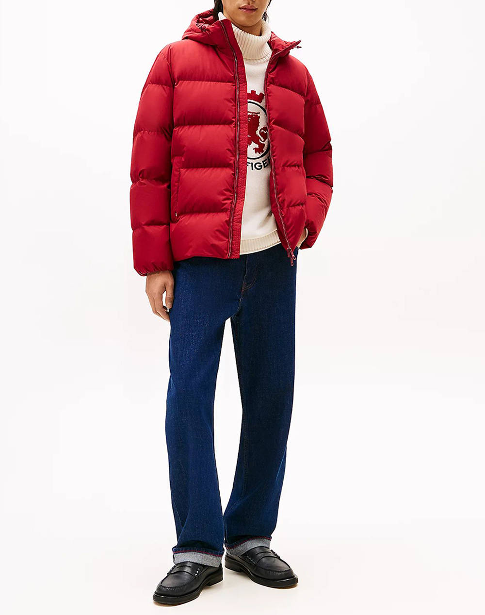 TOMMY HILFIGER DOWN HOODED PUFFER JKT