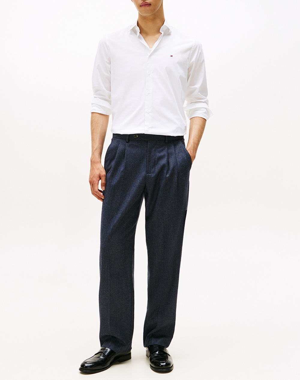 TOMMY HILFIGER CL FLEX POPLIN SF SHIRT
