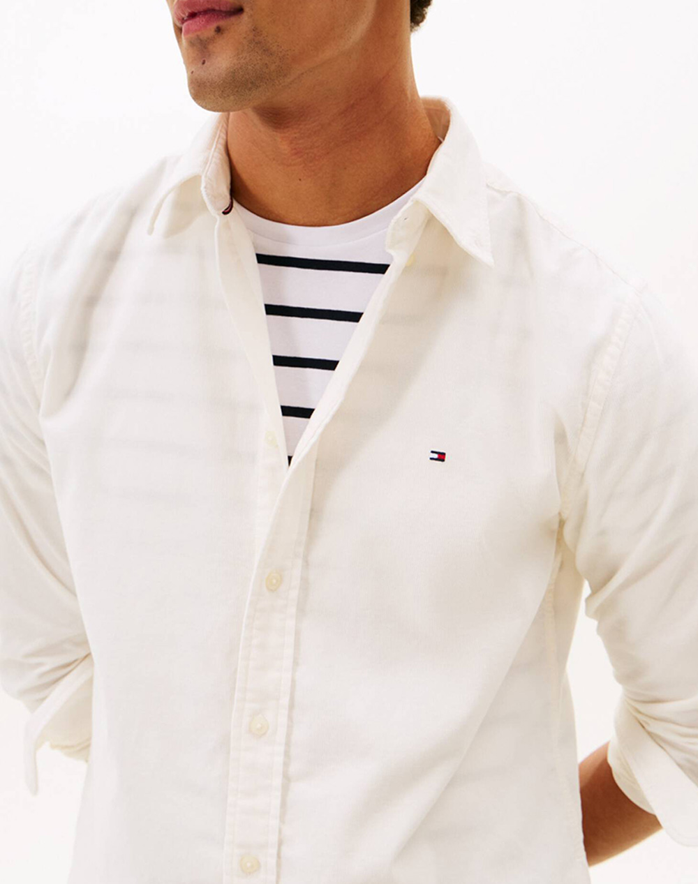 TOMMY HILFIGER SOLID CORDUROY RF SHIRT