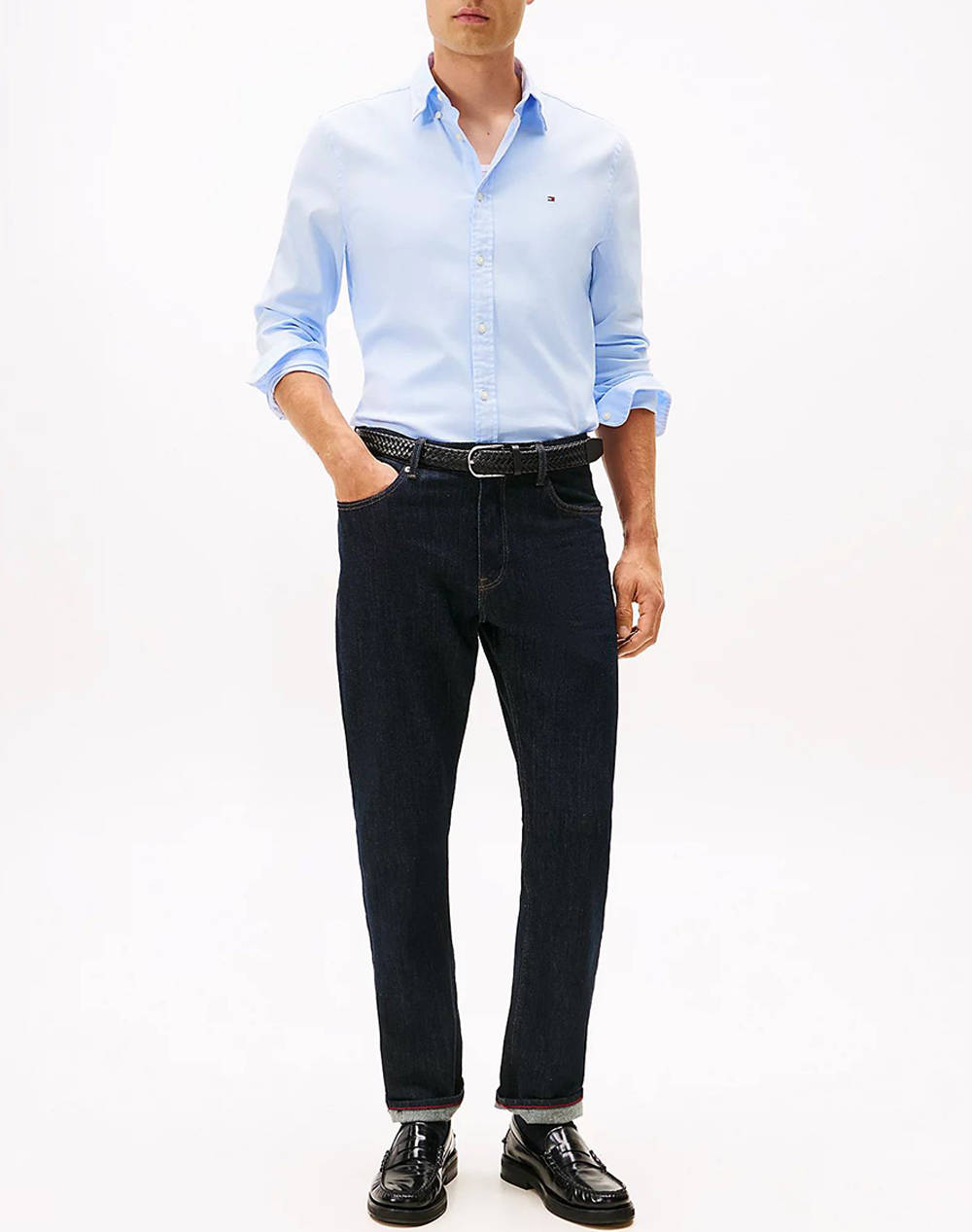 TOMMY HILFIGER DOBBY SF SHIRT
