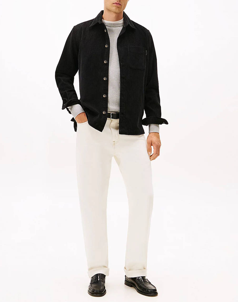 TOMMY HILFIGER CORDUROY RLX OVERSHIRT