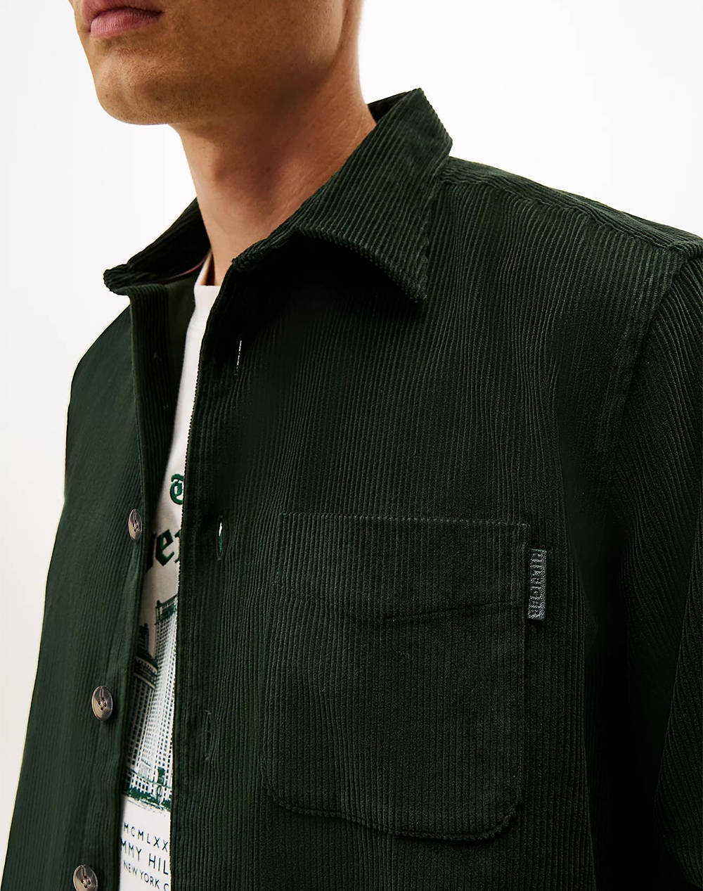 TOMMY HILFIGER CORDUROY RLX OVERSHIRT