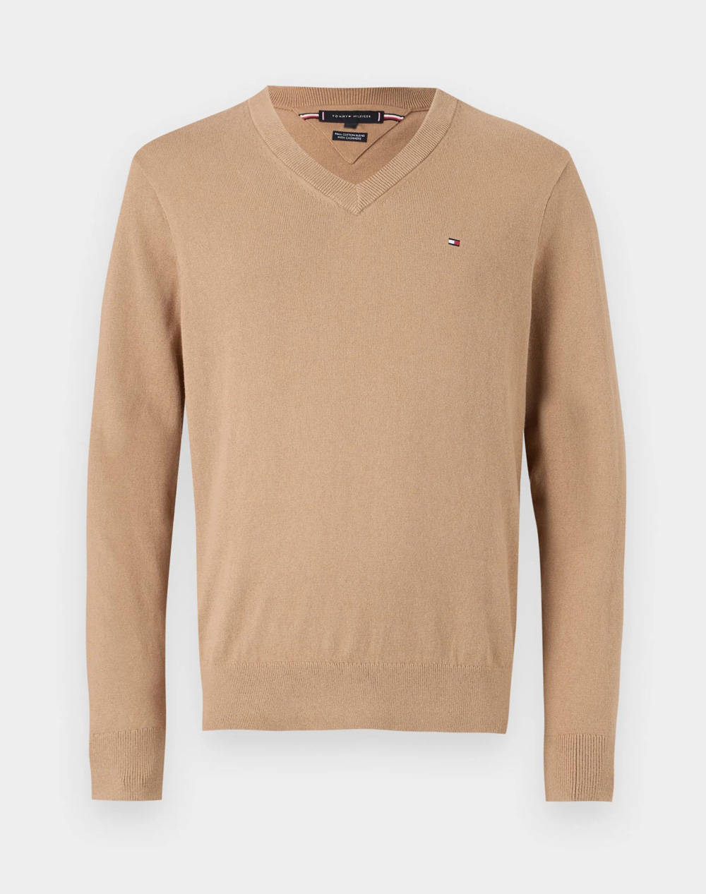 TOMMY HILFIGER PIMA ORG CTN CASHMERE V NECK