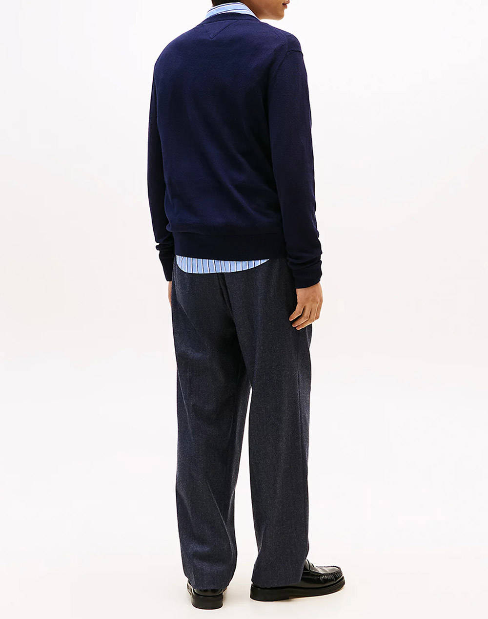 TOMMY HILFIGER PIMA ORG CTN CASHMERE V NECK