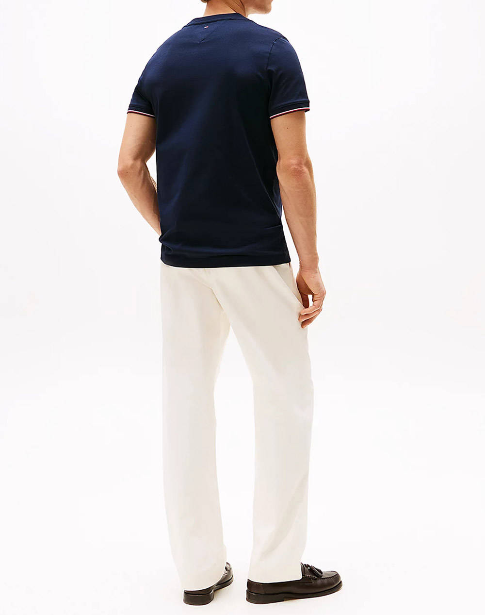 TOMMY HILFIGER TOMMY LOGO TIPPED TEE