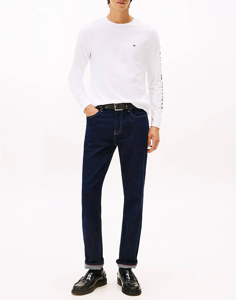 TOMMY HILFIGER TOMMY LOGO LONG SLEEVE TEE