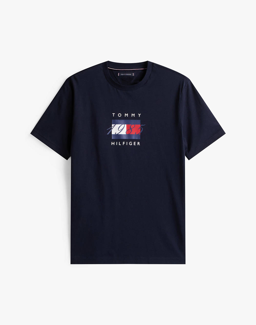 TOMMY HILFIGER LINEAR FLAG GRAPHIC TEE