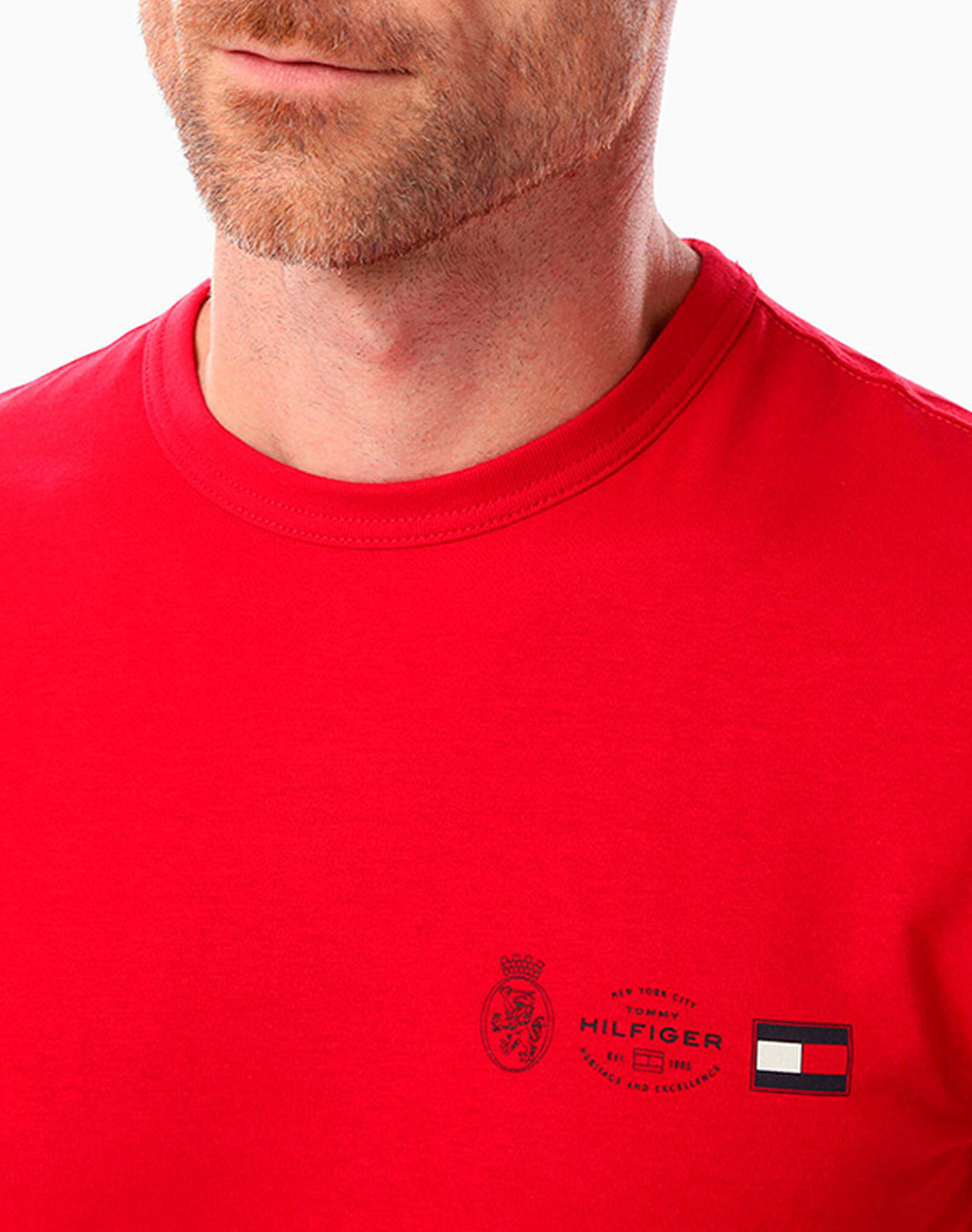 TOMMY HILFIGER SMALL CREST OUTLINE TEE