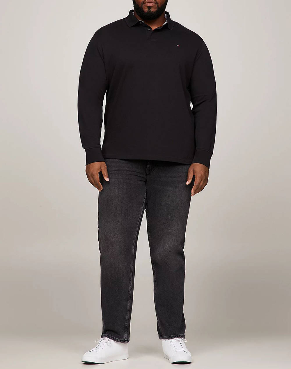 TOMMY HILFIGER BT-1985 REGULAR LS POLO-B