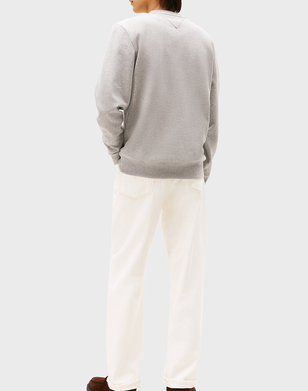 TOMMY HILFIGER SMALL CREST OUTLINE CREW NECK