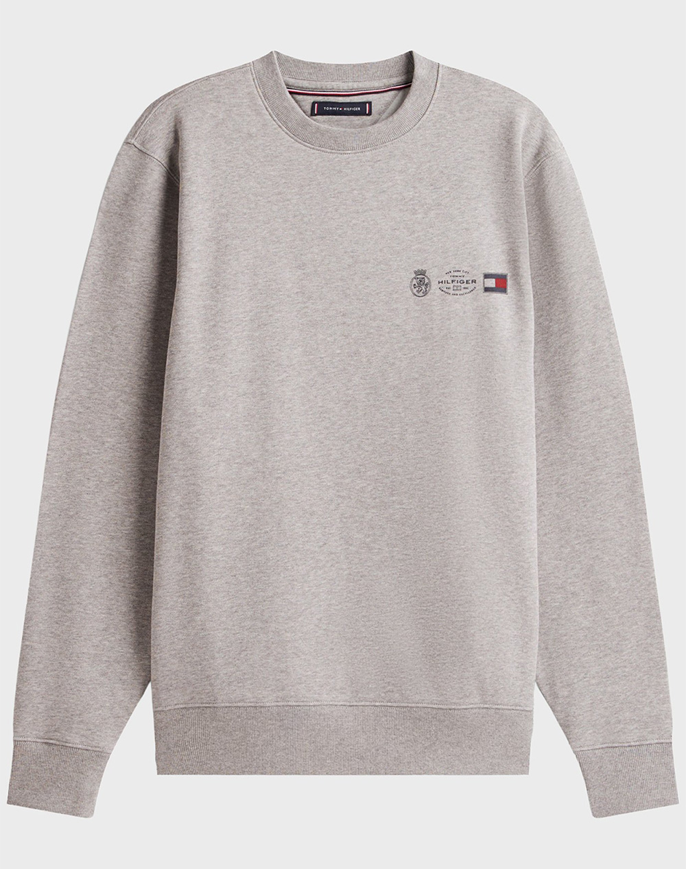 TOMMY HILFIGER SMALL CREST OUTLINE CREW NECK