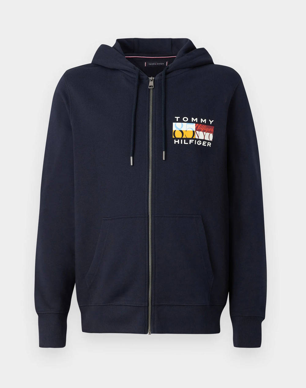 TOMMY HILFIGER TH COLOUR FLAG ZIP THROUGH