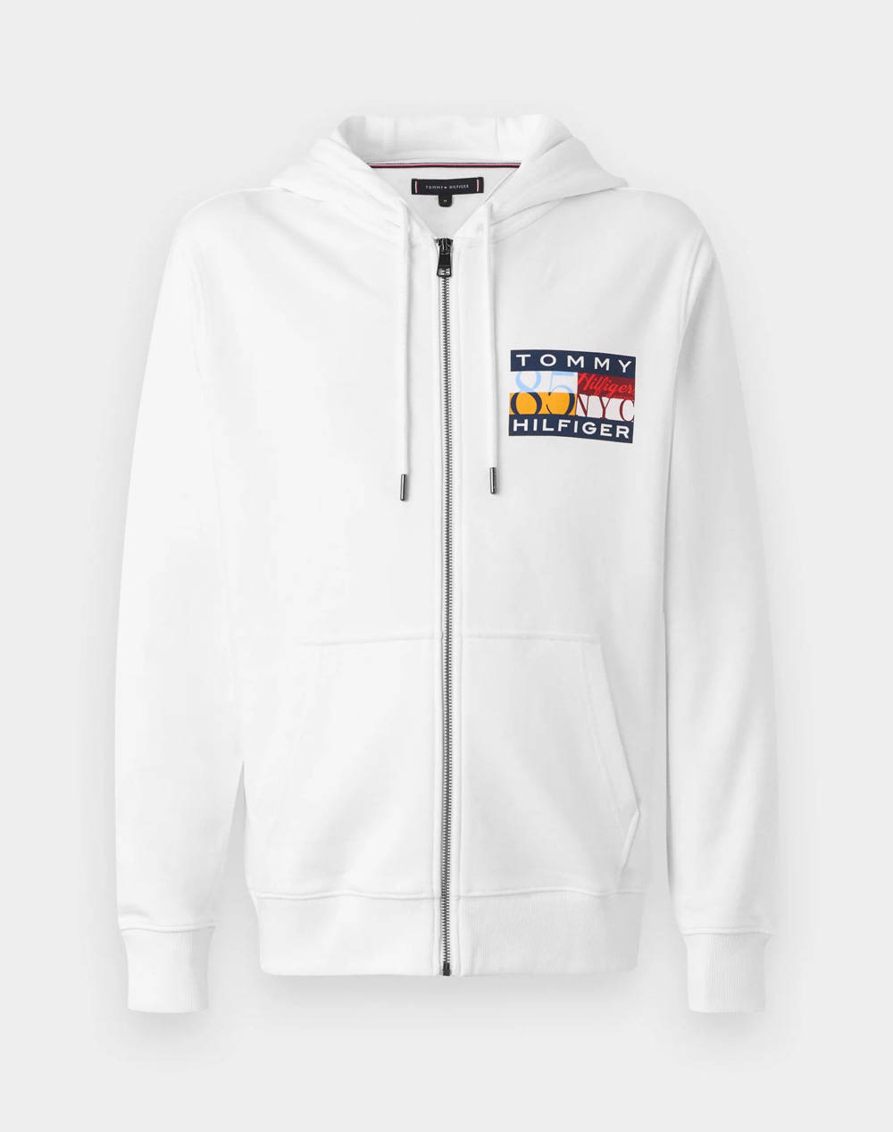 TOMMY HILFIGER TH COLOUR FLAG ZIP THROUGH