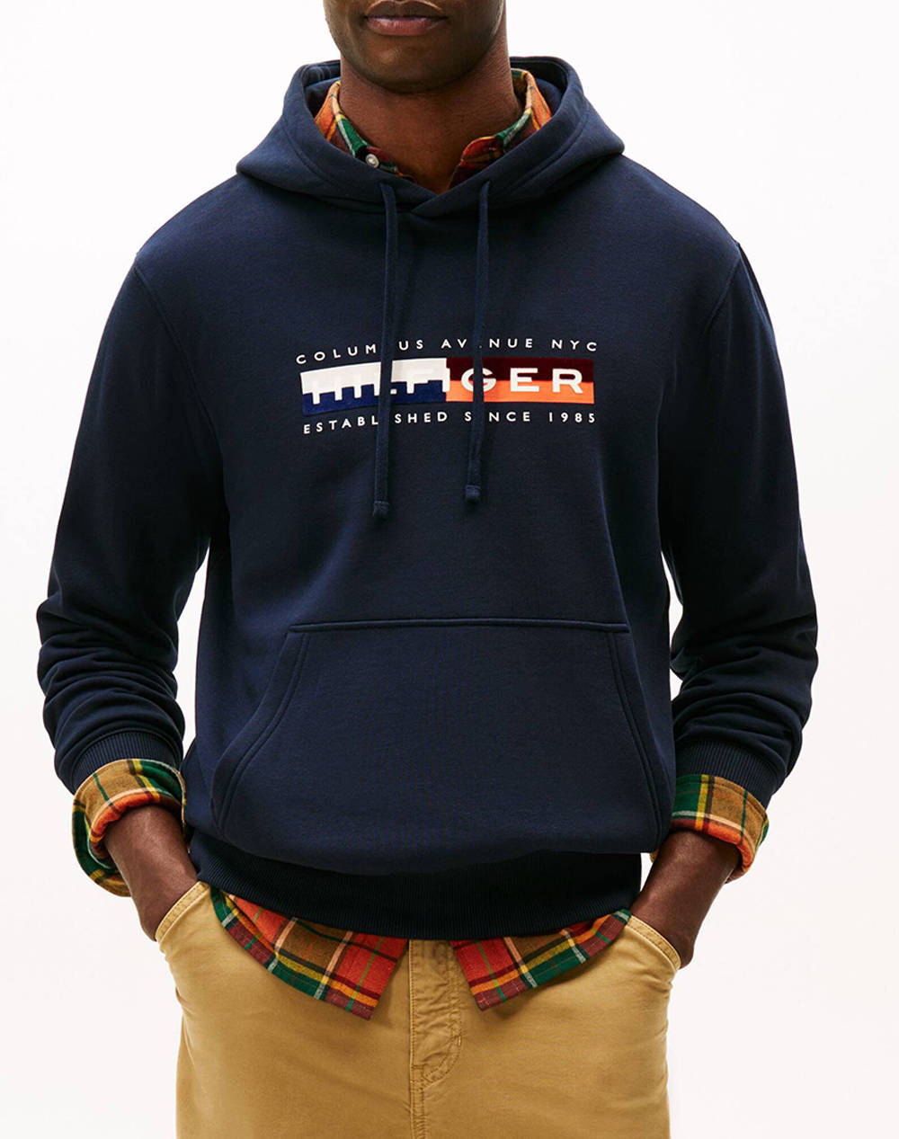 TOMMY HILFIGER TH COLOUR BLOCK GRAPHIC HOODIE
