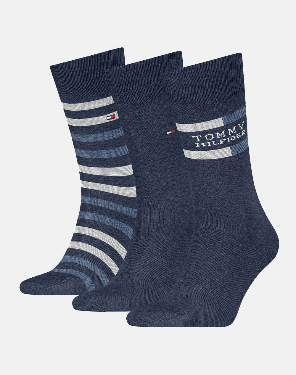 TOMMY HILFIGER TH MEN SOCK 3P GIFTBOX TOMMY STRIPE