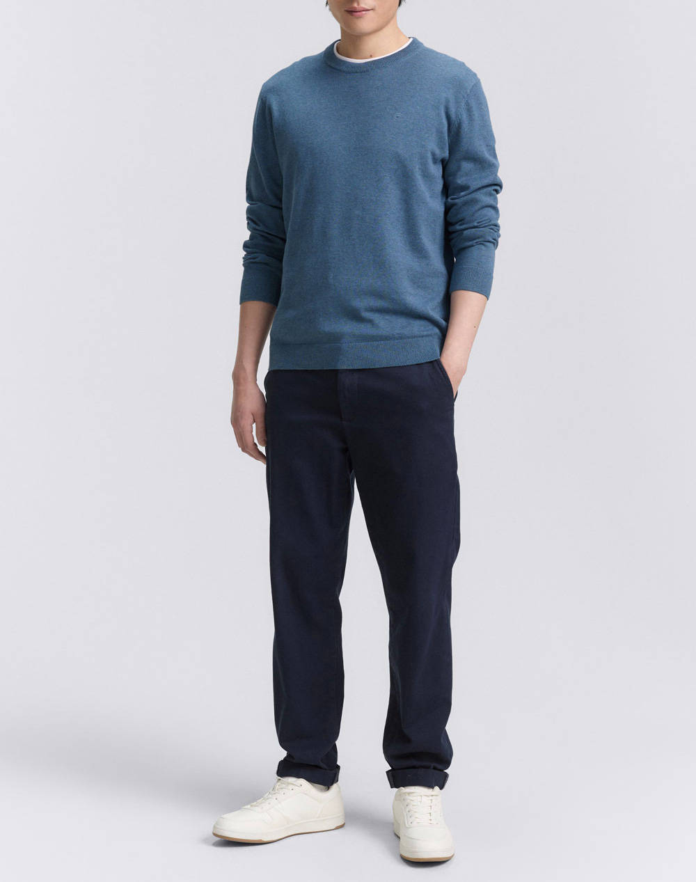 TOM TAILOR BASIC CREWN BLUZA DE BARBATI