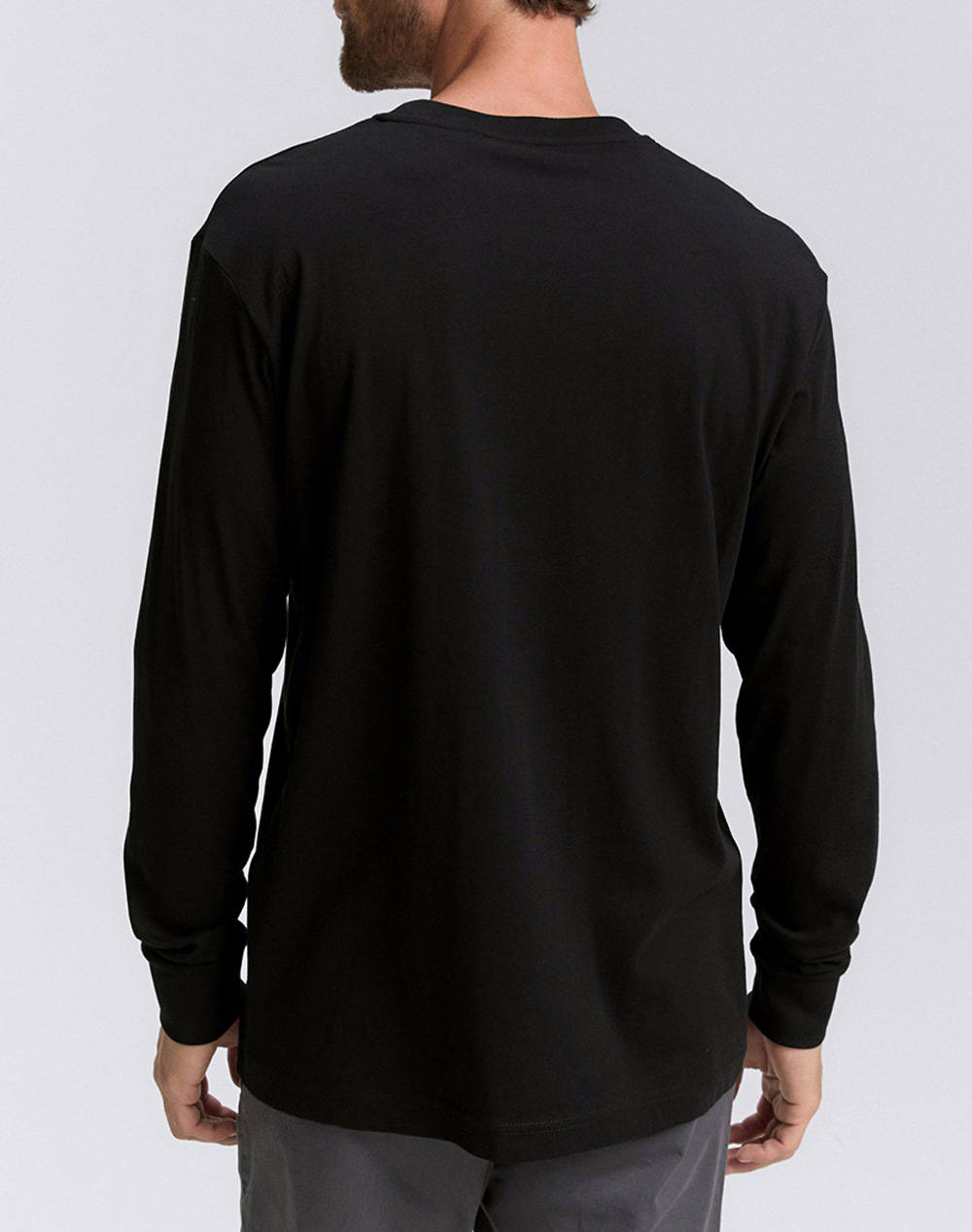 TOM TAILOR PRINTED LONGSLEEVE BLUZA DE BARBATI
