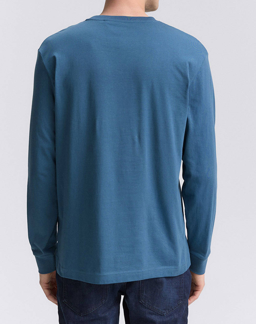 TOM TAILOR PRINTED LONGSLEEVE BLUZA DE BARBATI