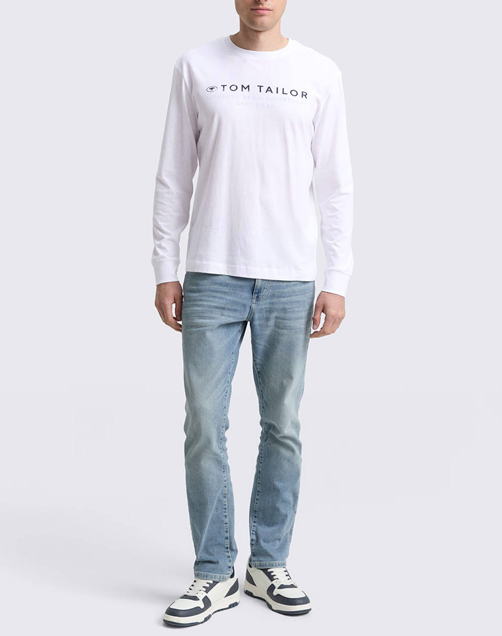 TOM TAILOR PRINTED LONGSLEEVE BLUZA DE BARBATI