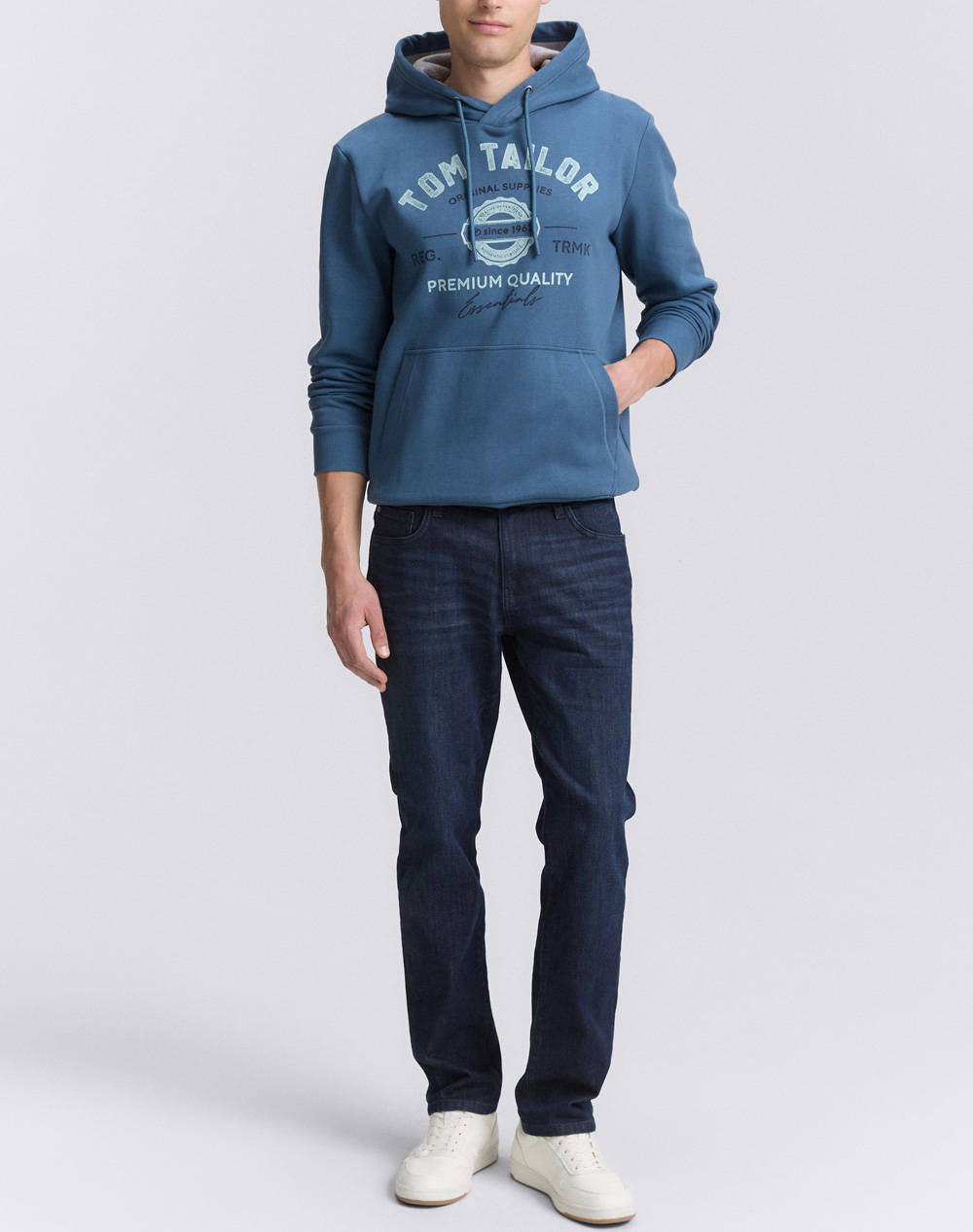 TOM TAILOR HOODIE WITH PRINT HANORAC DE BARBATI