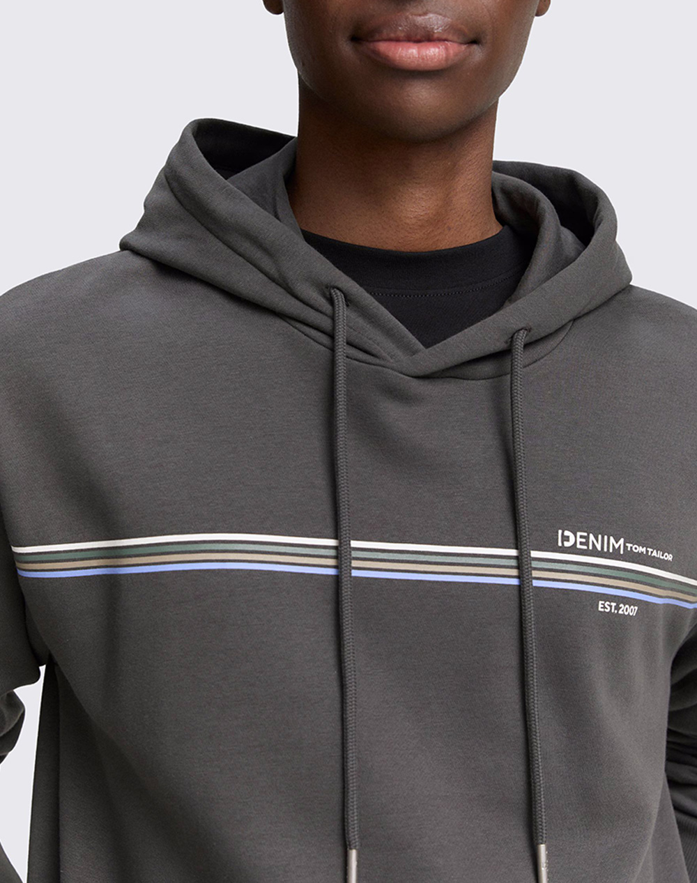 TOM TAILOR PRINTED SWEAT HOODIE HANORAC DE BARBATI