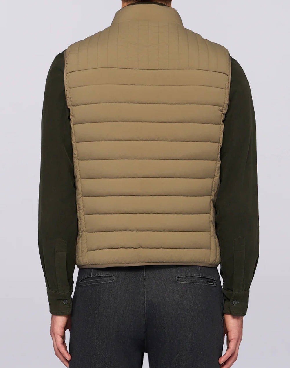 TRUSSARDI LIGHT PADDED VEST - CRINKLE NYLON