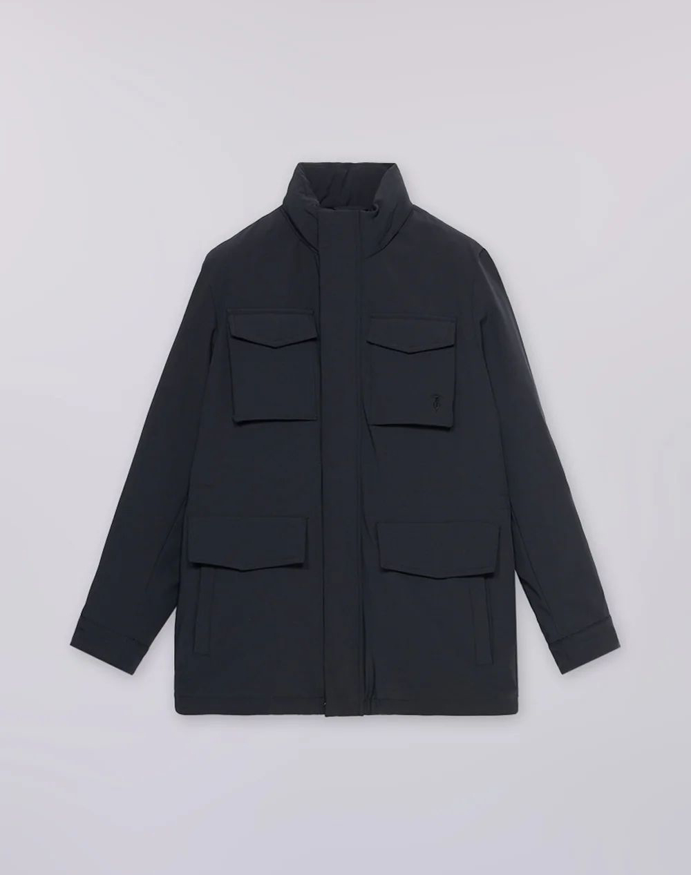 TRUSSARDI OUTERWEAR -FIELD JACKET IN TECH POLY