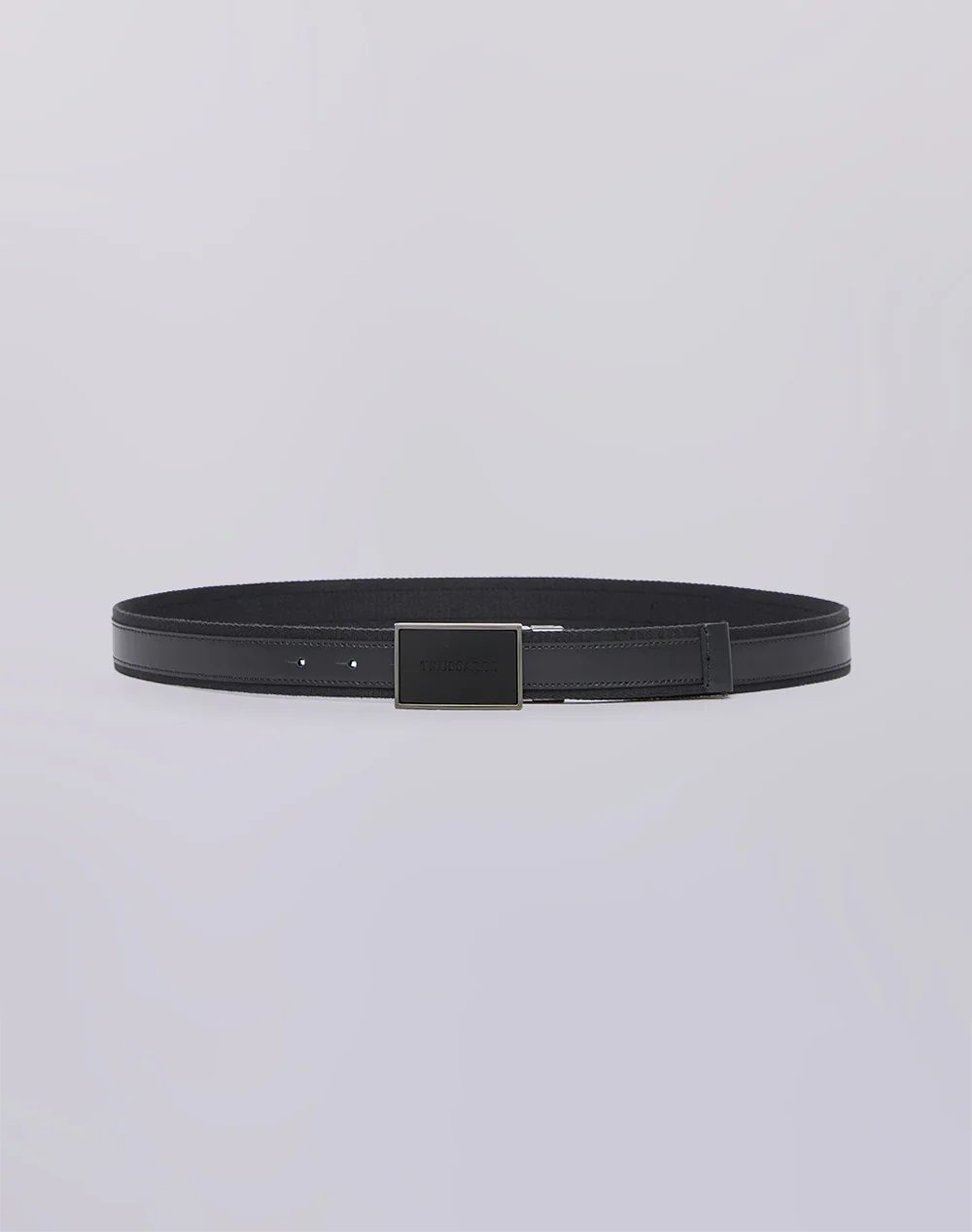 TRUSSARDI REVERSIBLE BELT W TRUSSARDI BUCKLE - LEATHER