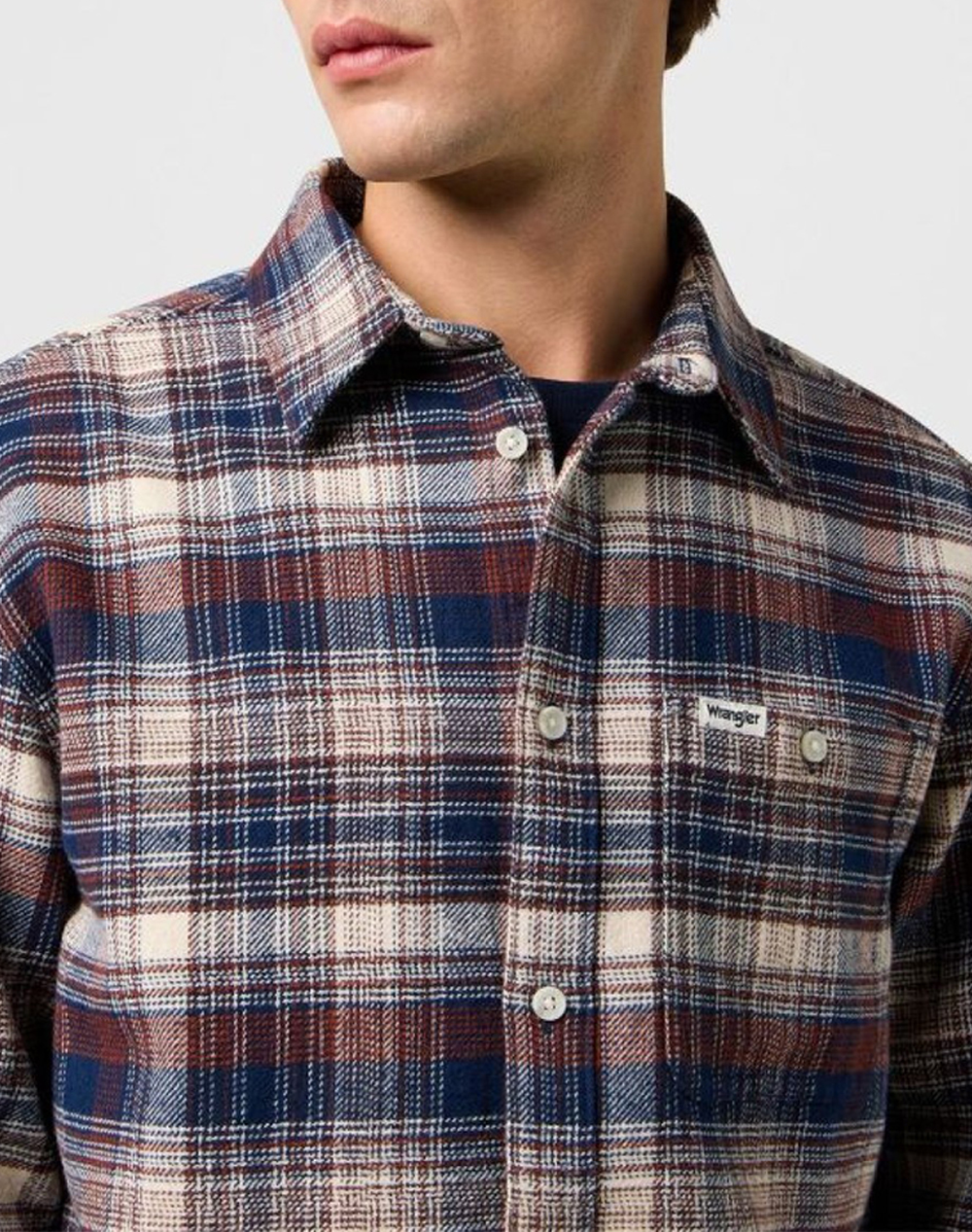 WRANGLER BRUSHED 1 PKT SHIRT