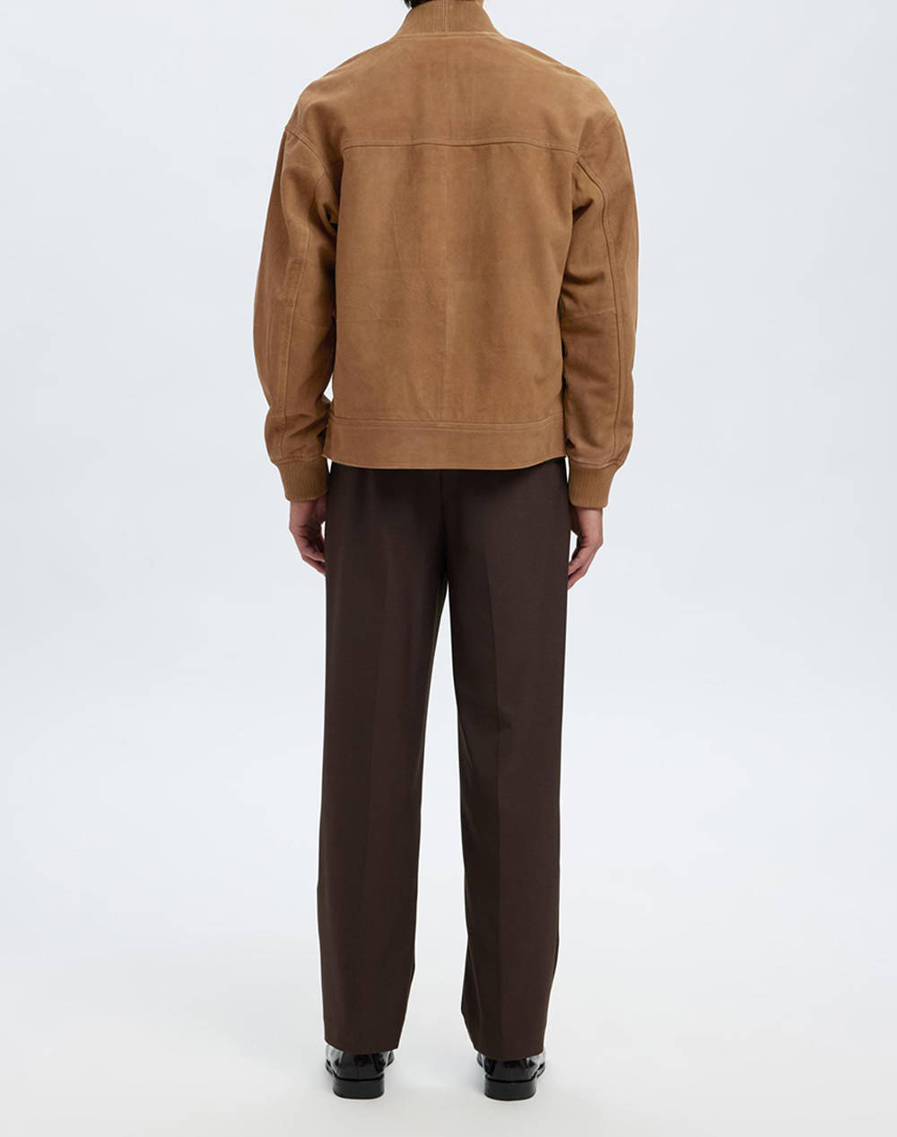 SELECTED SLHLARS SUEDE BOMBER JKT #S