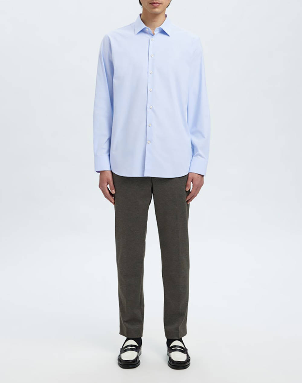 TED SLHSLIMPERFORMANCE LS SHIRT CLASSIC