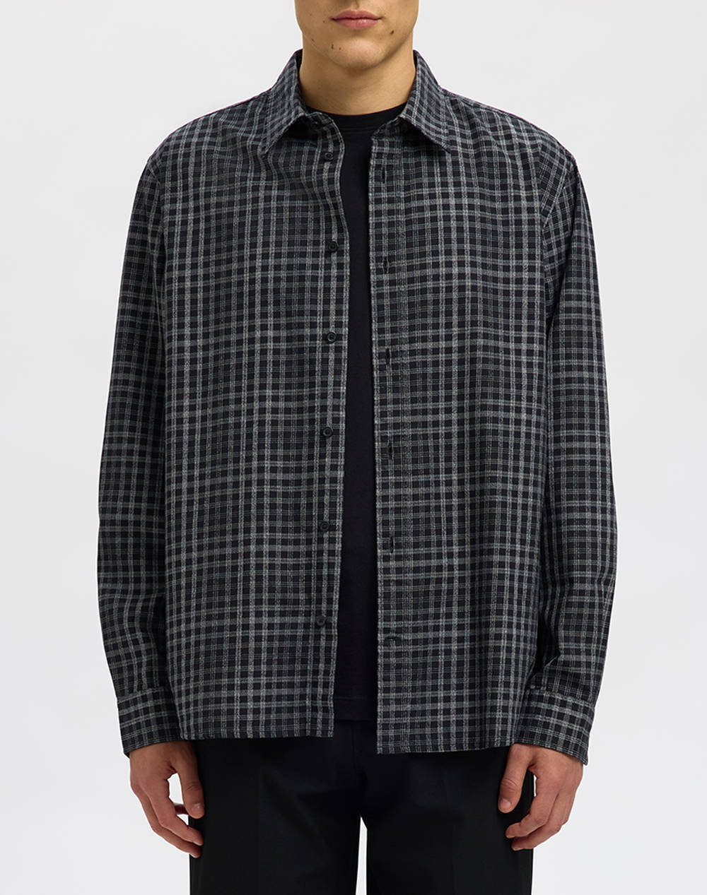 SELECTED SLHREGLEE GRINDLE CHECK LS SHIRT