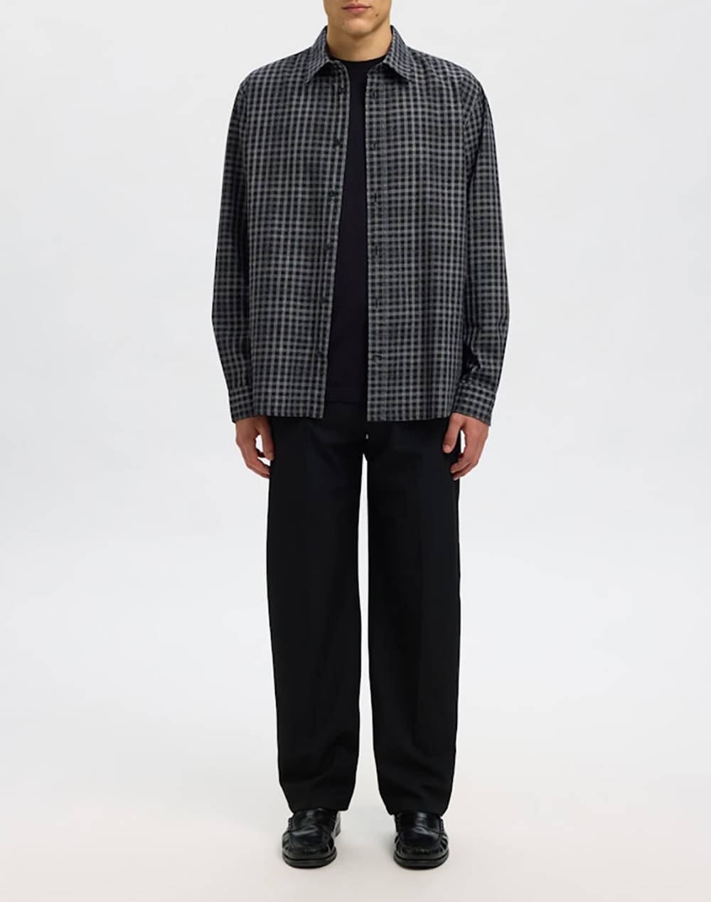 SELECTED SLHREGLEE GRINDLE CHECK LS SHIRT