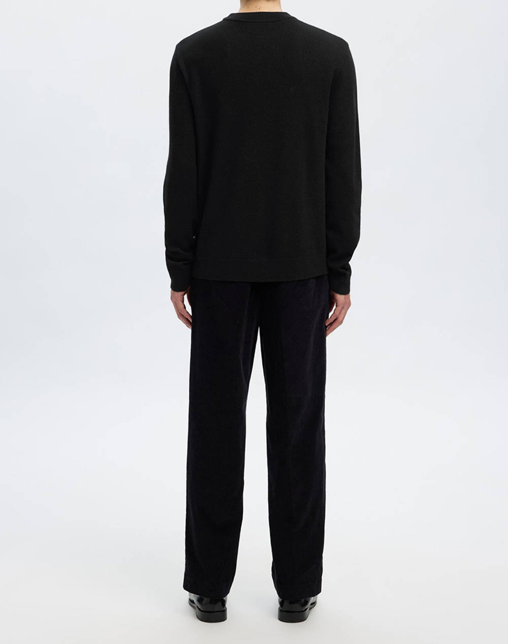SELECTED SLHTRAY MERINO BRUSHED RELAXED CREW NOOS