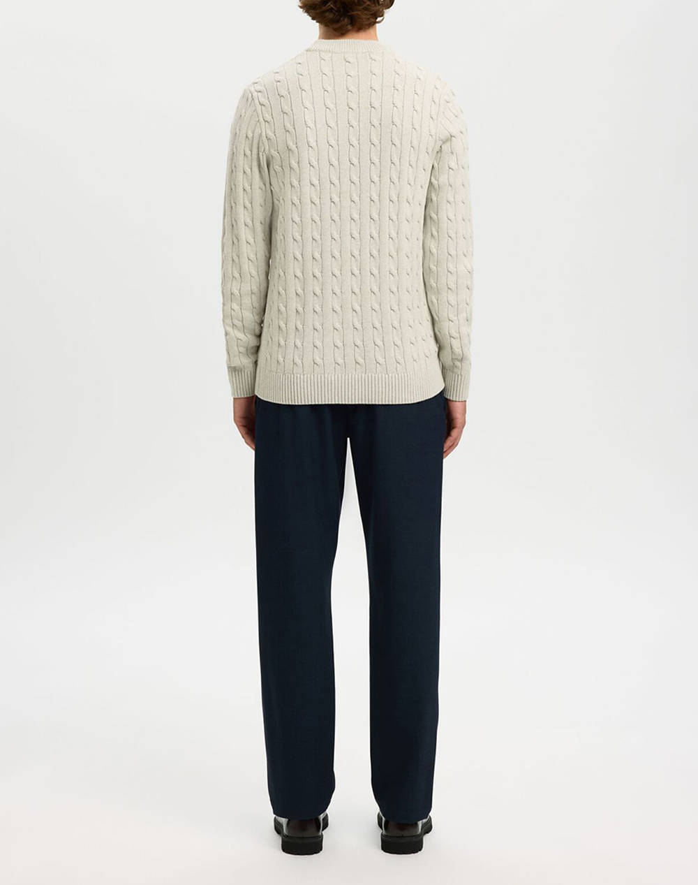 SELECTED SLHRYAN STRUCTURE CREW NECK