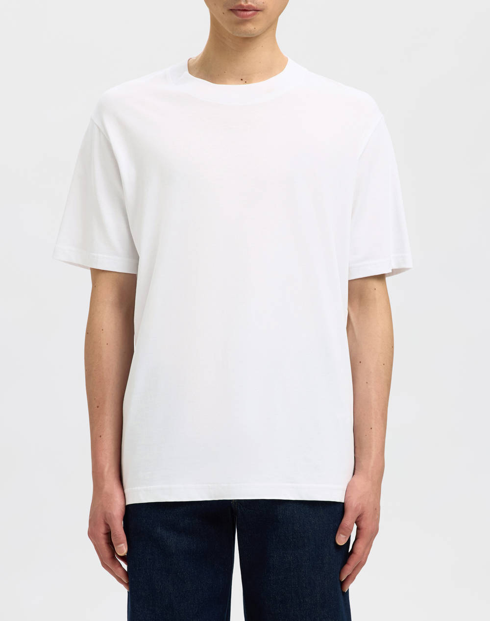 SELECTED SLHCOLMAN SS O-NECK TEE NOOS