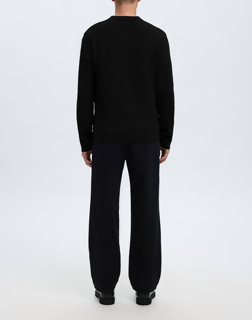 SELECTED SLHDANE LS KNIT STRUCTURE POLO NECK