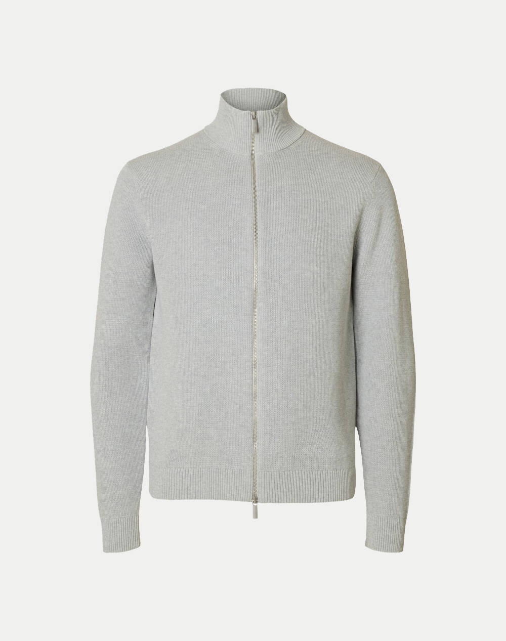 SELECTED SLHDANE LS KNIT STRUCTURE FULL ZIP NOOS