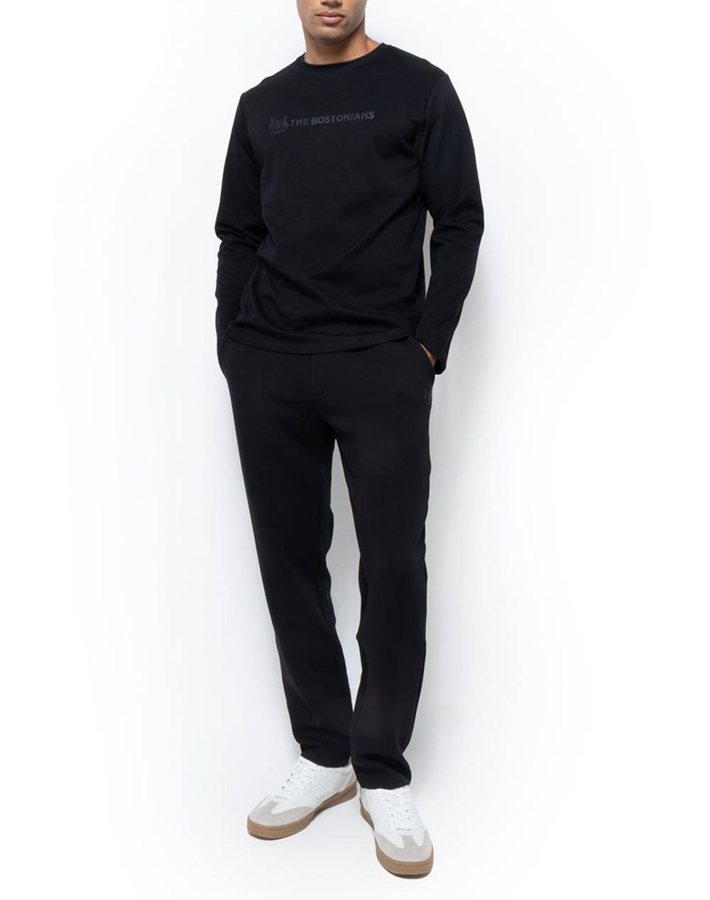 THE BOSTONIANS PANTALONI DE TRENING DIN BUMBAC REGULAR FIT