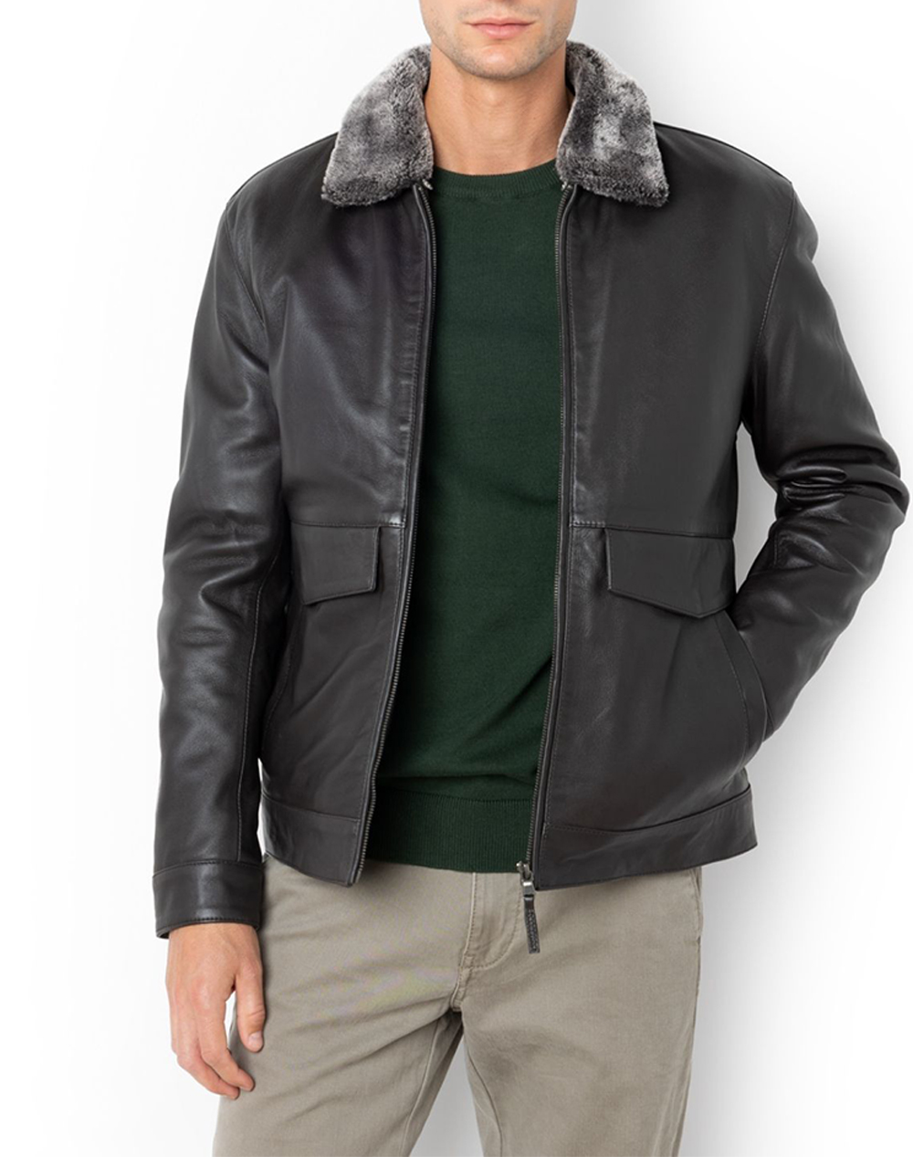 THE BOSTONIANS GEACA DIN PIELE REGULAR FIT