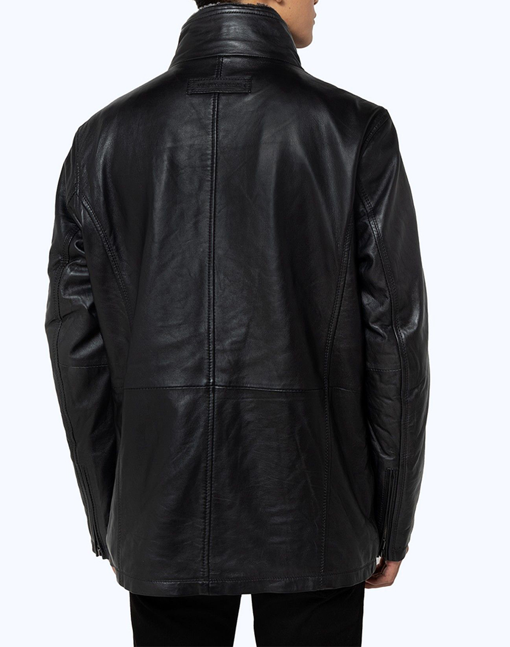 THE BOSTONIANS GEACA DIN PIELE PARKA REGULAR FIT