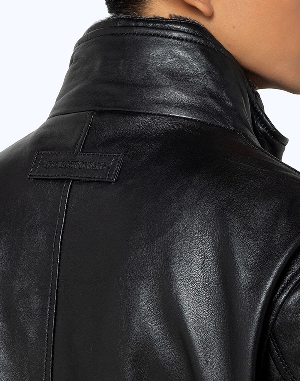 THE BOSTONIANS GEACA DIN PIELE PARKA REGULAR FIT