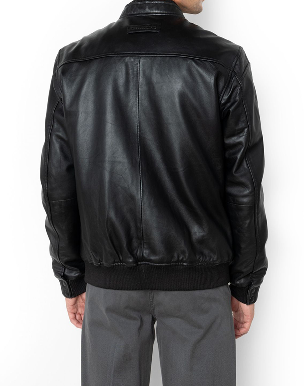 THE BOSTONIANS GEACA DIN PIELE BOMBER REGULAR FIT